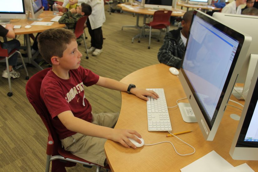 Middle School students attend Game Design at CCI News & Events