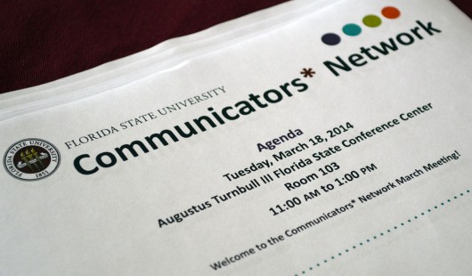 Communicators Network Meeting Agenda
