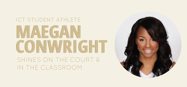 Header image for Student Athlete Maegan Conwright shines in ICT program