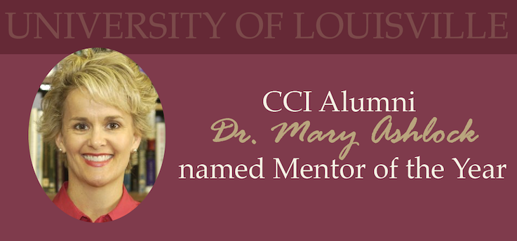 Header image for CCI Alumna Dr. Mary Ashlock named Mentor of the Year