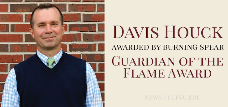 Header image for Houck receives 2015 Guardian of the Flame Faculty Award