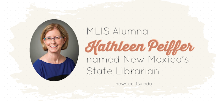 Header image for MLIS Grad named State Librarian of New Mexico State Library