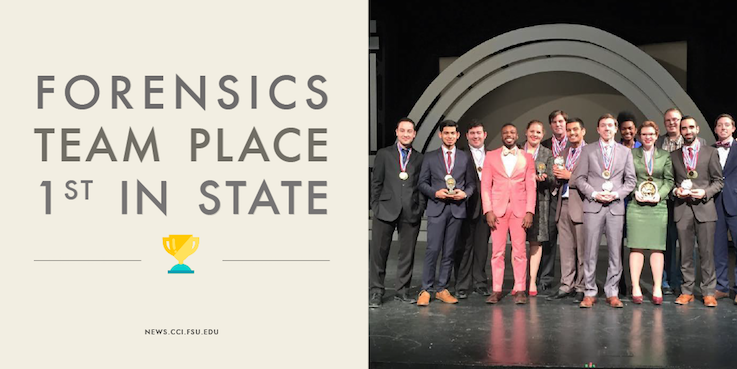 Header image for Forensics wins 9th Consecutive State Championship