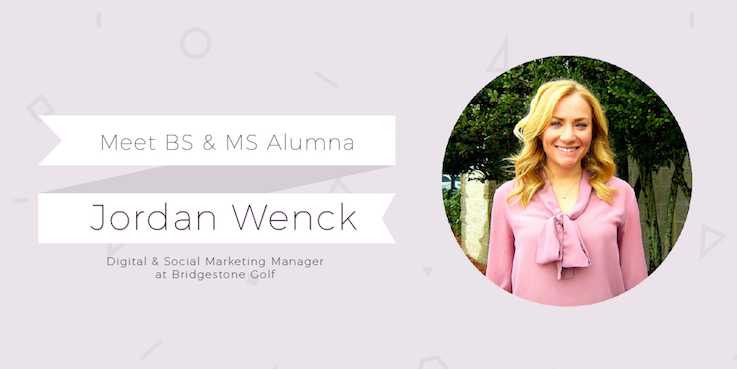 Header image for Two time Alumna Jordan Wenck progresses to Bridgestone Golf