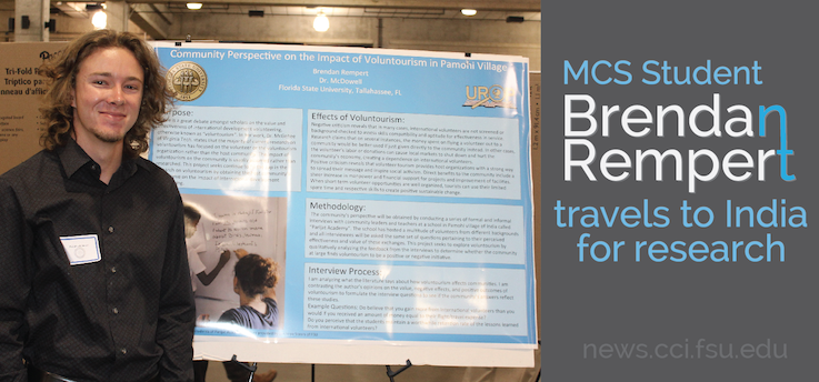 Header image for MCS Student Brendan Rempert travels to India for research