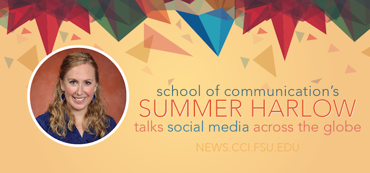 Header image for Summer Harlow Talks Social Media Across the Globe