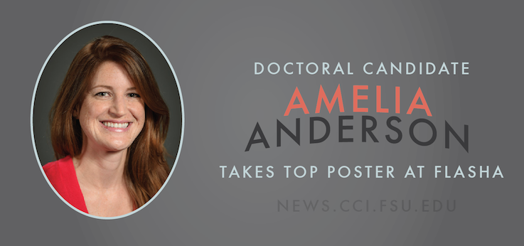 Post image for Doc Candidate Amelia Anderson wins Top Poster at FLASHA 2015