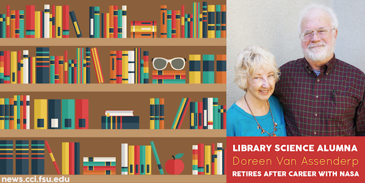 Header image for Library Science Alum Doreen van Assenderp Retires After Career with NASA