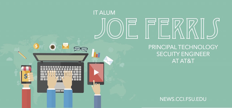 Header image for Alum Joe Ferris Turns Passion for IT into Career at AT&T