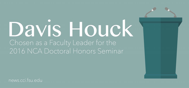 Header image for Dr. Davis Houck Invited to National Communication Association’s Doctoral Honors Seminar