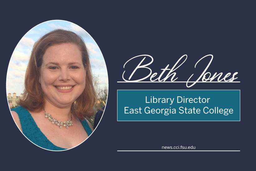 Beth Jones, Library Director, East Georgia State College - Graphic