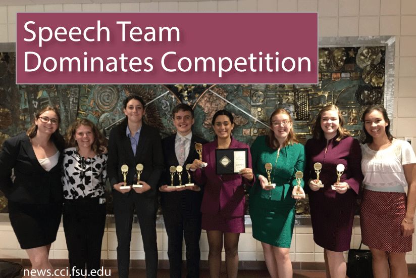 Speech team dominates cometition