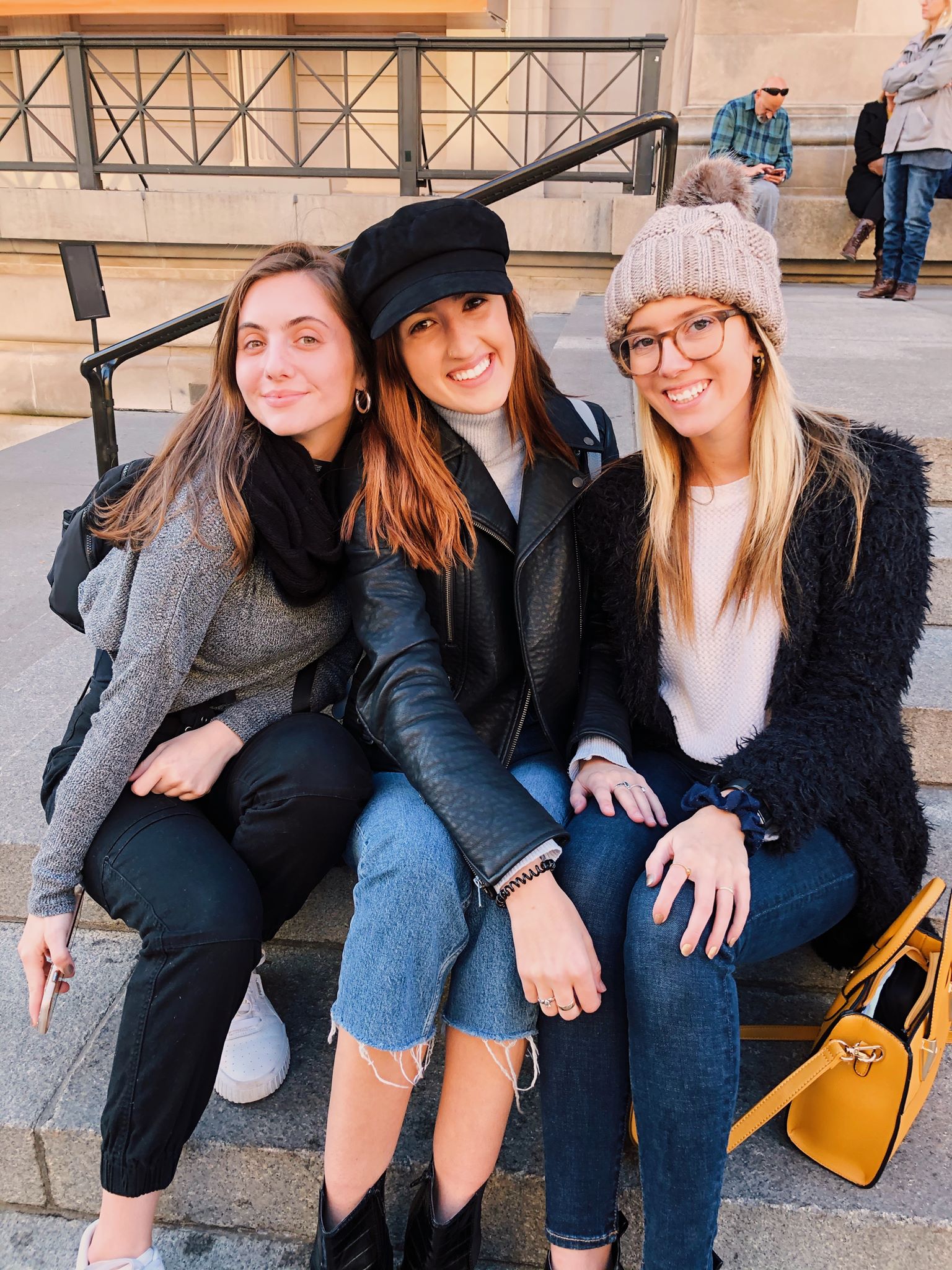 Members of FPRA on the steps of the Metropolitan Museum