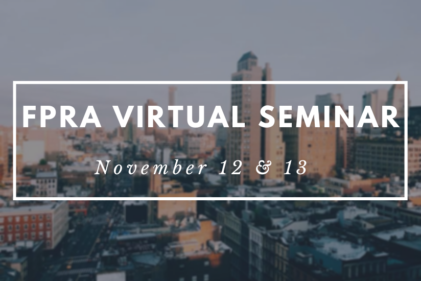 FPRA virtual seminar graphic