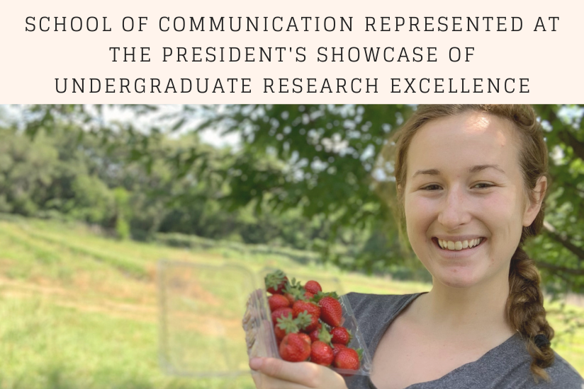 graphic for president's showcase of undergraduate research