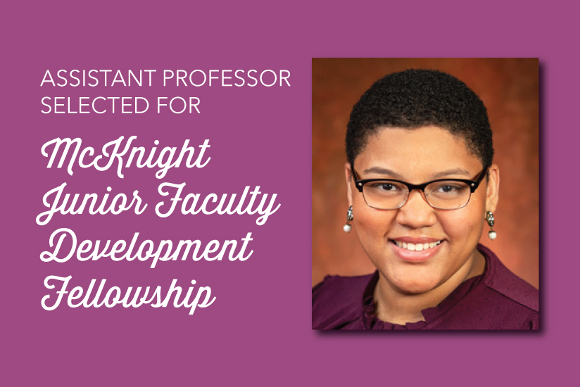 featured graphic for arienne ferchaud mcknight fellowship story