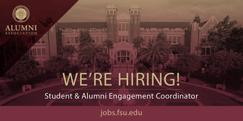 We're Hiring: Student and Alumni Engagement Coordinator