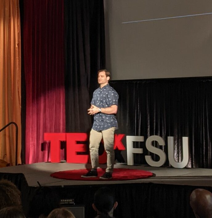 Dr. Constantino speaking at TEDxFSU