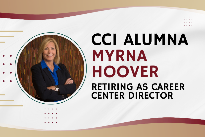CCI Alumna Myrna Hoover Retiring as Career Center Director