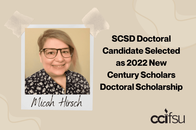 SCSD Doctoral Candidate Selected as 2022 New Century Scholars Doctoral Scholarship