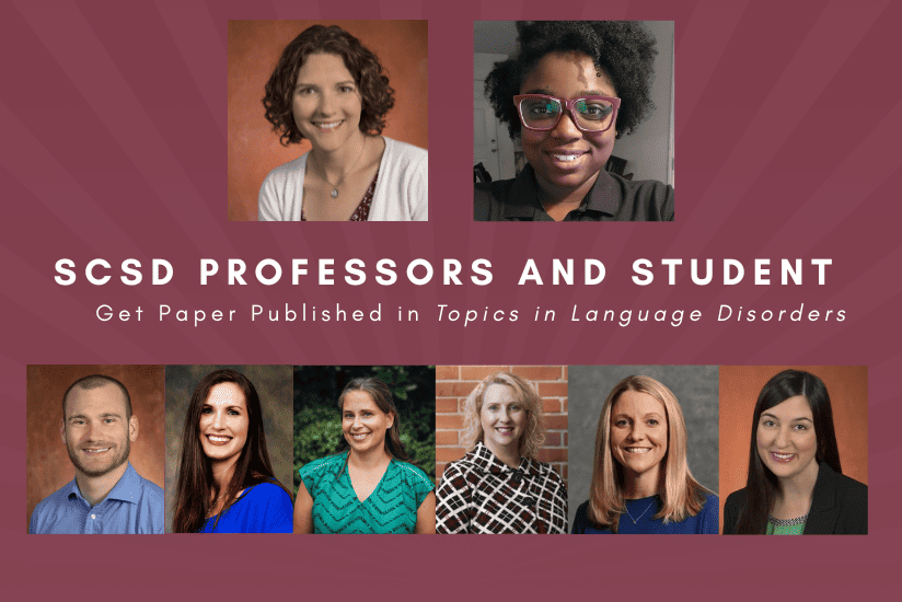 SCSD Professors and Student Get Paper Published in Topics in Language Disorders
