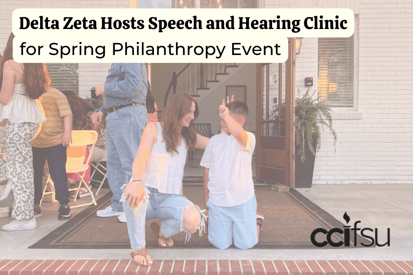Delta Zeta Hosts Speech and Hearing Clinic for Spring Philanthropy Event