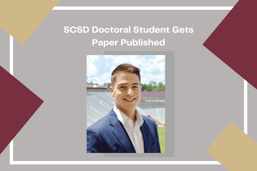 SCSD Doctoral Student Gets Paper Published