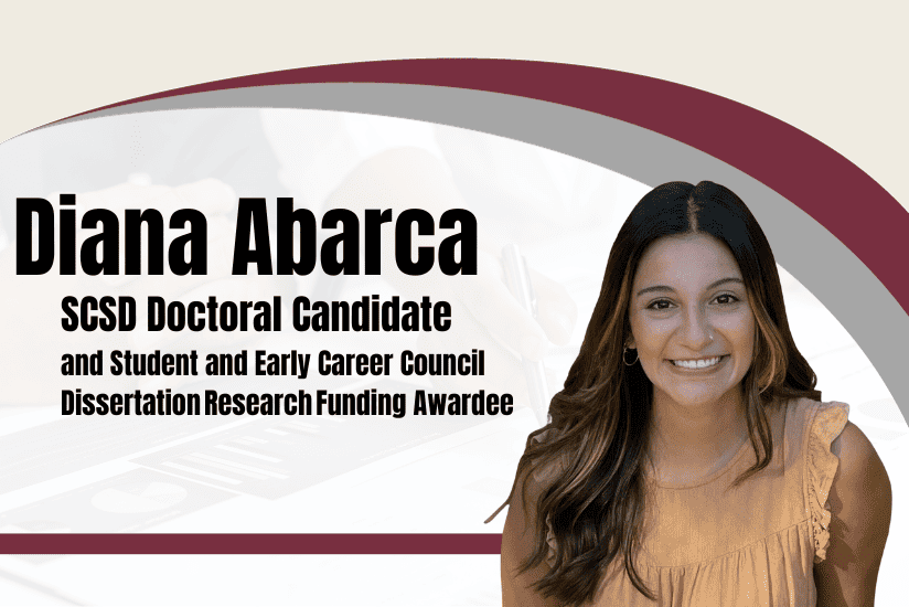 Diana Abarca SCSD Doctoral Candidate and Student and Early Career council Dissertation Research Funding Awardee