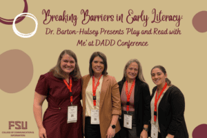 Breaking Barriers in Early Literacy: Dr. Barton-Hulsey Presents ‘Play and Read with Me’ at DADD Conference