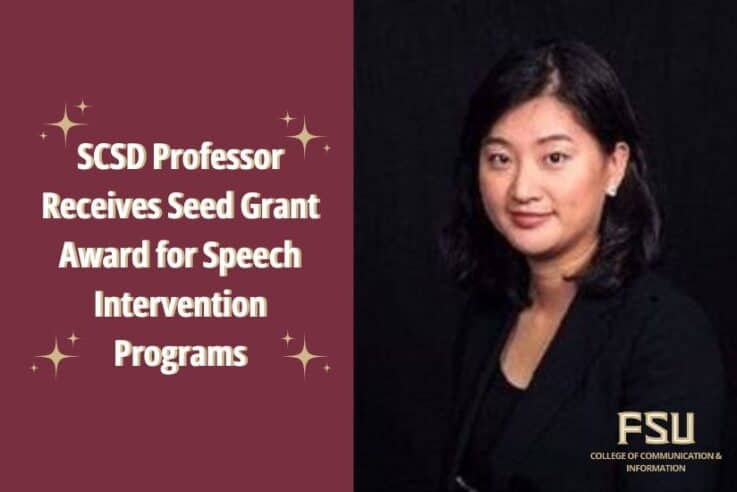 SCSD Professor Receives Seed Grant Award for Speech Intervention Programs