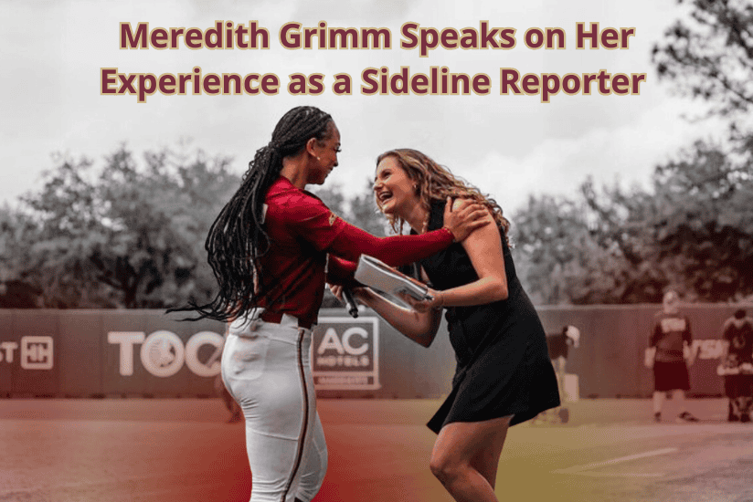 Meredith Grimm Speaks on Her Experience as a Sideline Reporter