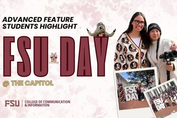 Advanced Feature Students Highlight FSU Day at the Capitol