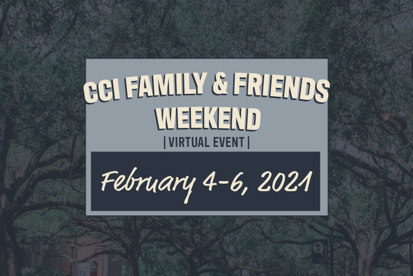 family and friends weekend graphic