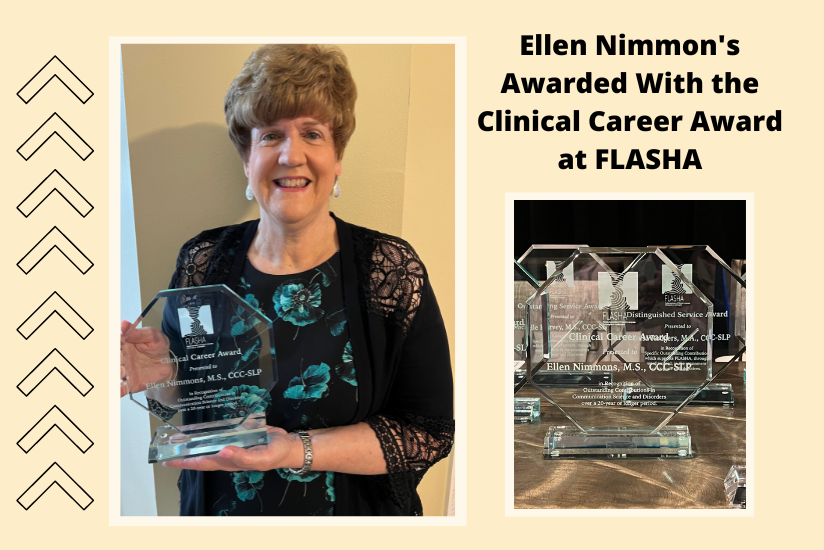 Ellen Nimmons Awarded with the Clinical Career Award at FLASHA