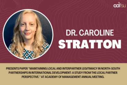 Dr. Caroline Stratton Presents Paper