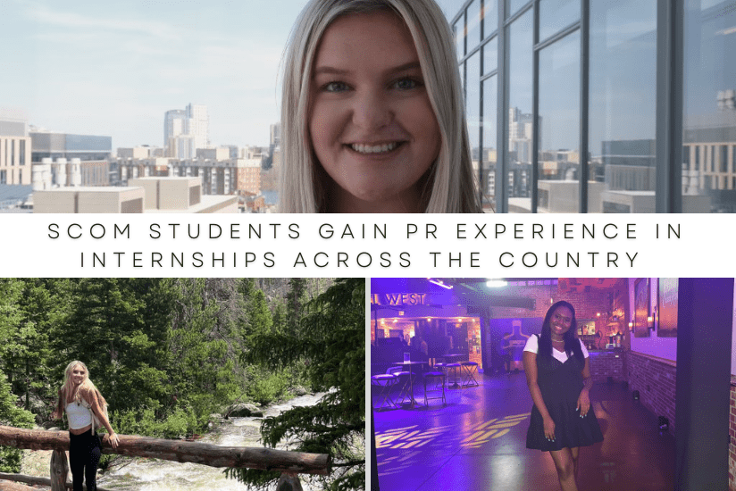 SCOM Students Gain PR Experience in Internships Across the Country