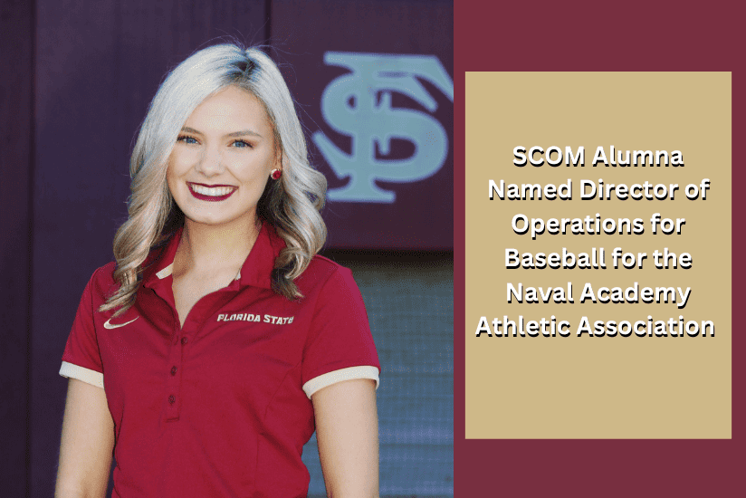 SCOM Alumna Named Director of Operations for Baseball for the Naval Academy Athletic Association