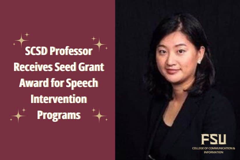 SCSD Professor Receives Seed Grant Award for Speech Intervention Programs