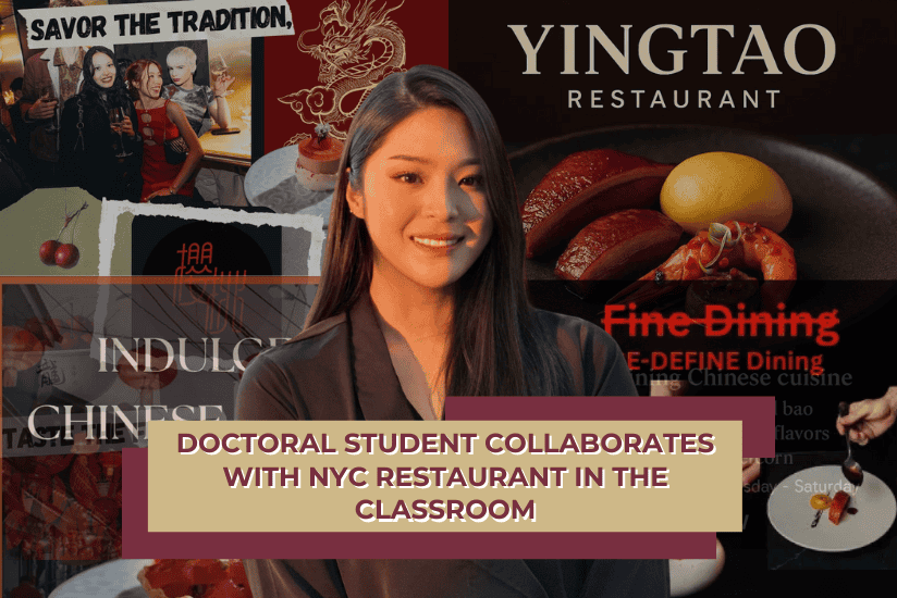 Doctoral Student Collaborates With NYC Restaurant in the Classroom
