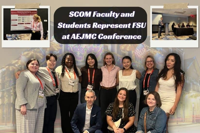 SCOM Faculty and Students Represent FSU at AEJMC Conference